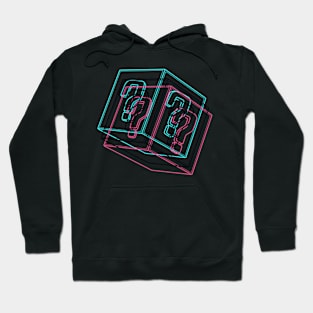 A glitch in the gaming system question box Hoodie